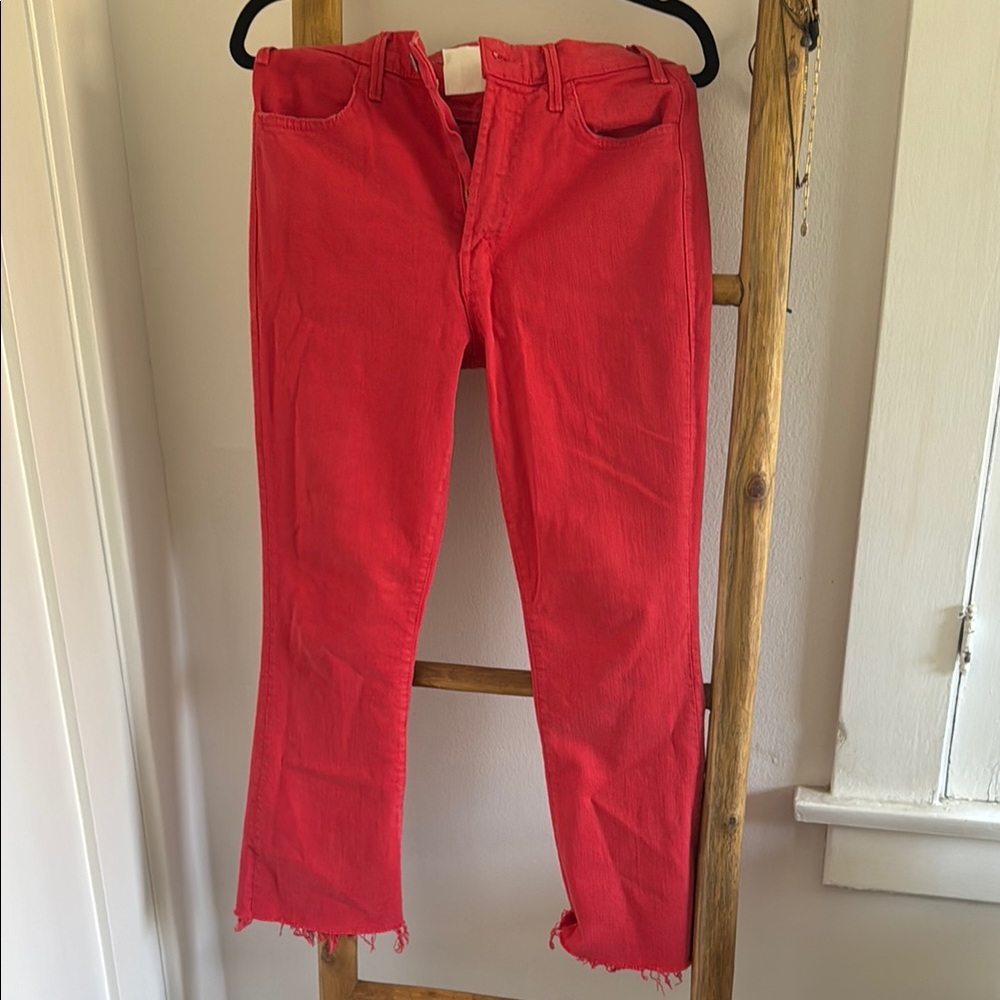 Mother Red Jeans